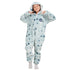 Snuggs Kids Blanket Onesie Pastel Blue Stars